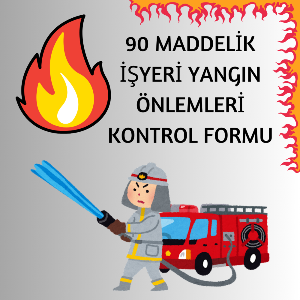 İŞYERİ YANGIN KONTROL FORMU